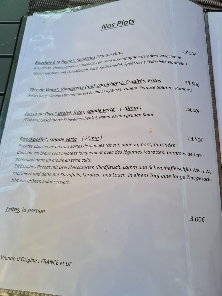 Restaurant-Bar Au Pont Rouge - Menu Image 3